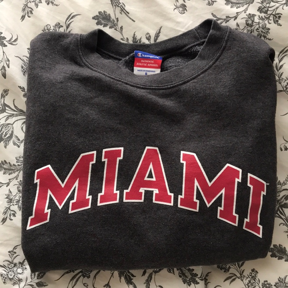Miami Champion Unisex Crewneck Sweatshirt